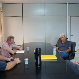 Os Representantes Do PDS Litoral Com O Prefeito De Pontal Do Paraná, Marcos Casquinha.