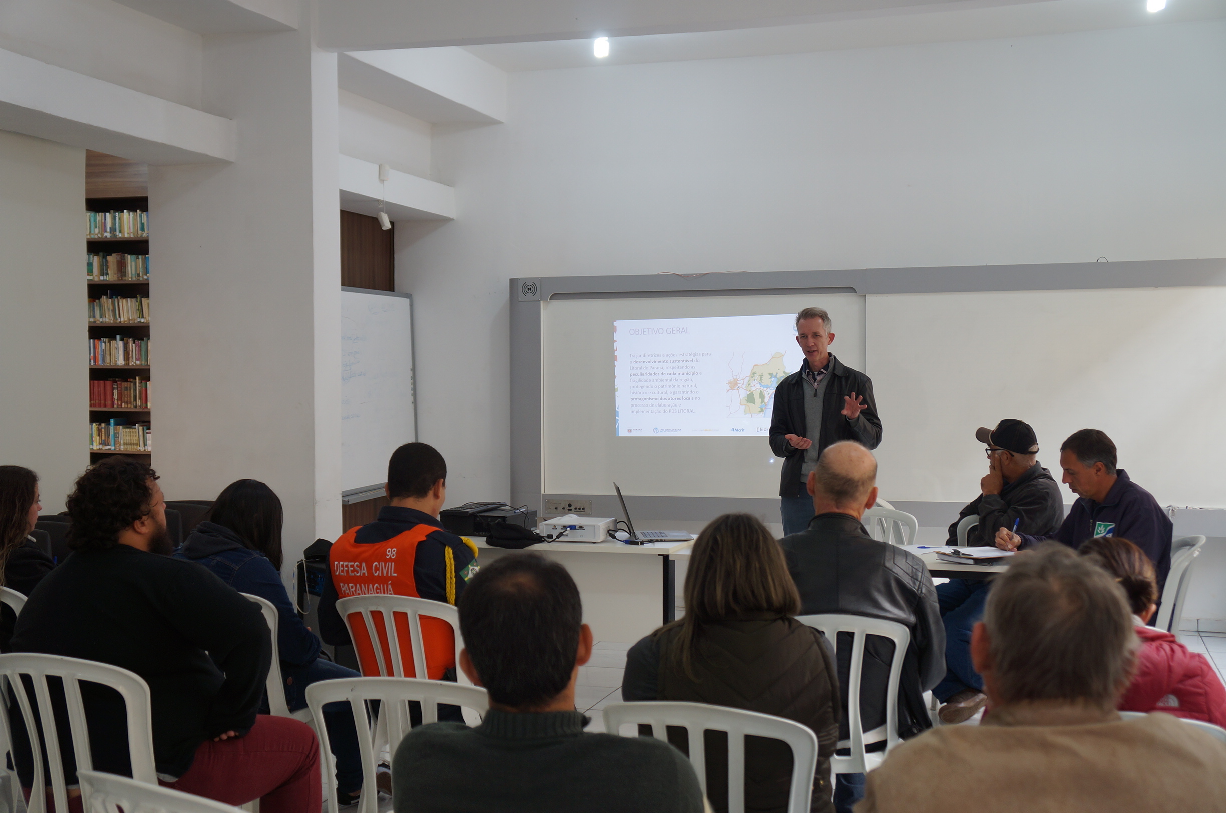 O Articulador Regional Do PDS_Litoral, Mauricio Maas, Durante A Reunião Do CMDR De Paranaguá.